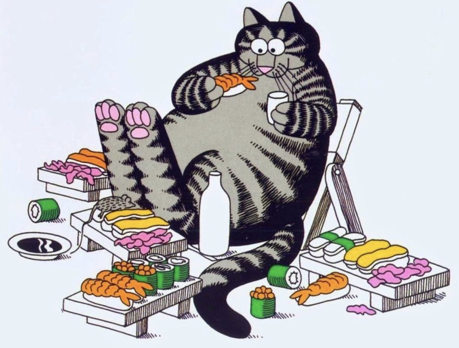 Котик Обжора