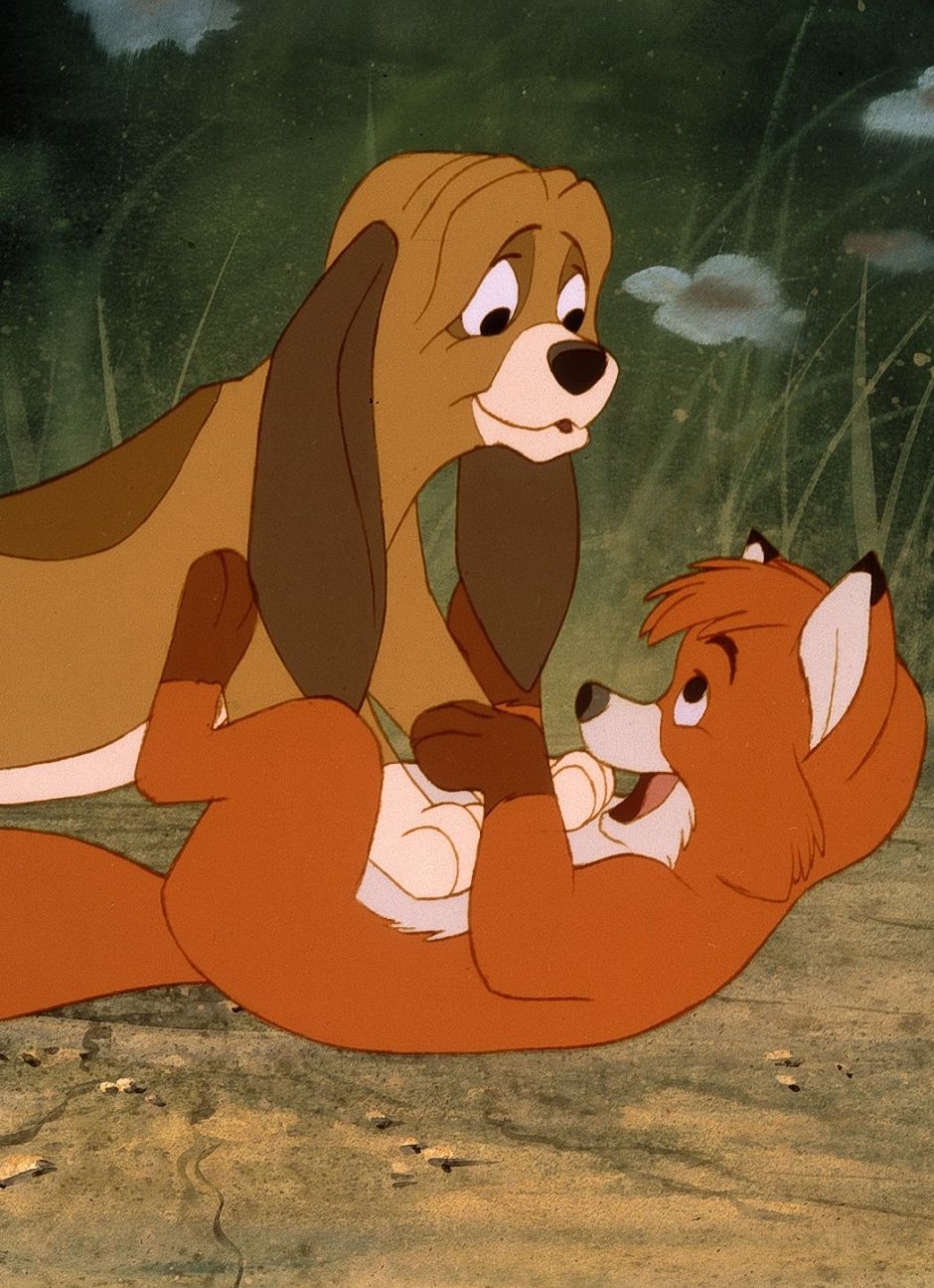 Мультик Лис и пес 1