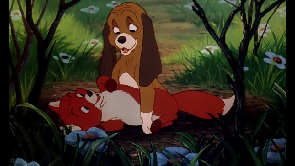 Лис и пёс мультфильм 1981