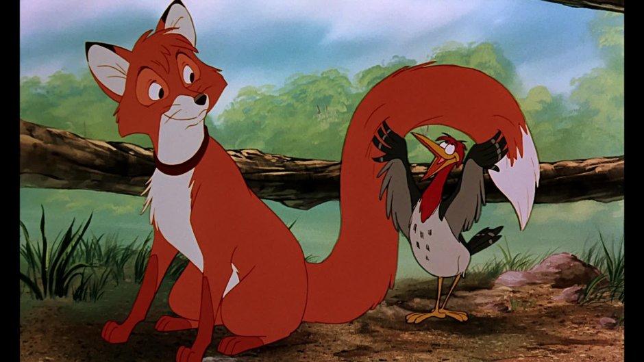 Лис и охотничий пес мультфильм