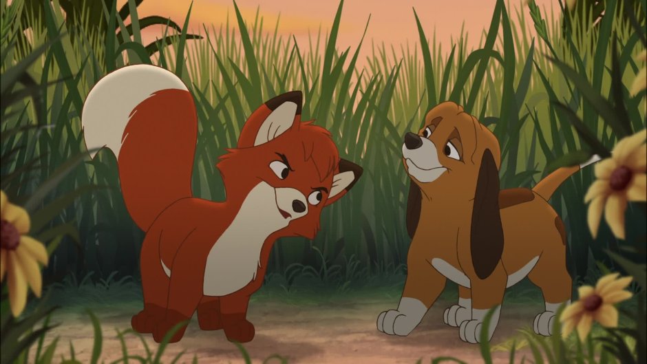 Лис и охотничий пес 1981