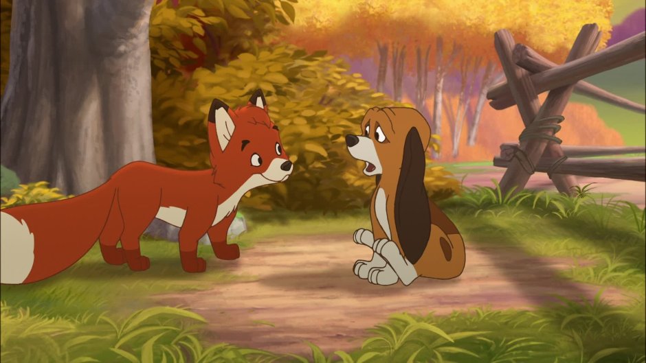 Лис и пёс Тод и Коппер