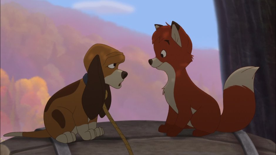 Лис и пёс мультфильм 1981