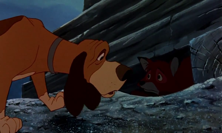 Тод из мультфильма Лис и пес