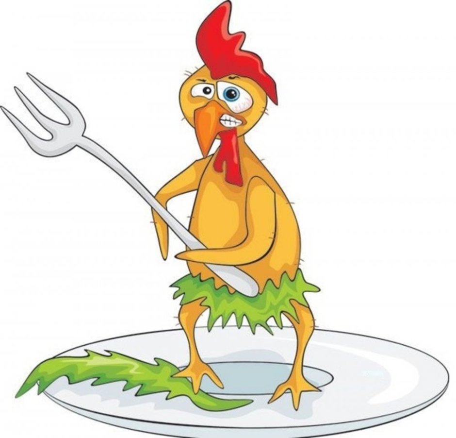 Прикольный петух