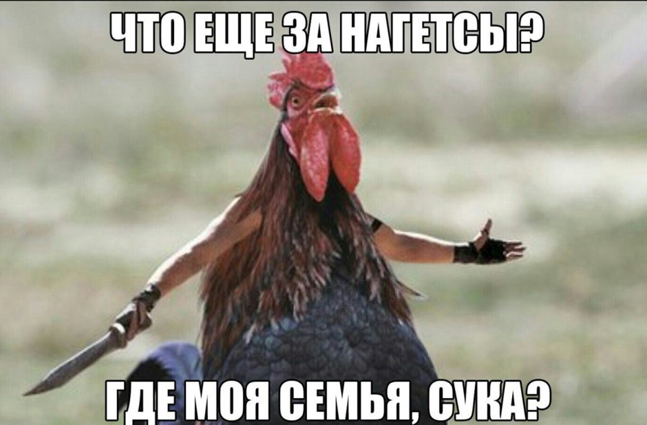 Пьяный петух