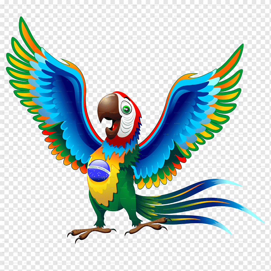 Попугай Macaw вектор