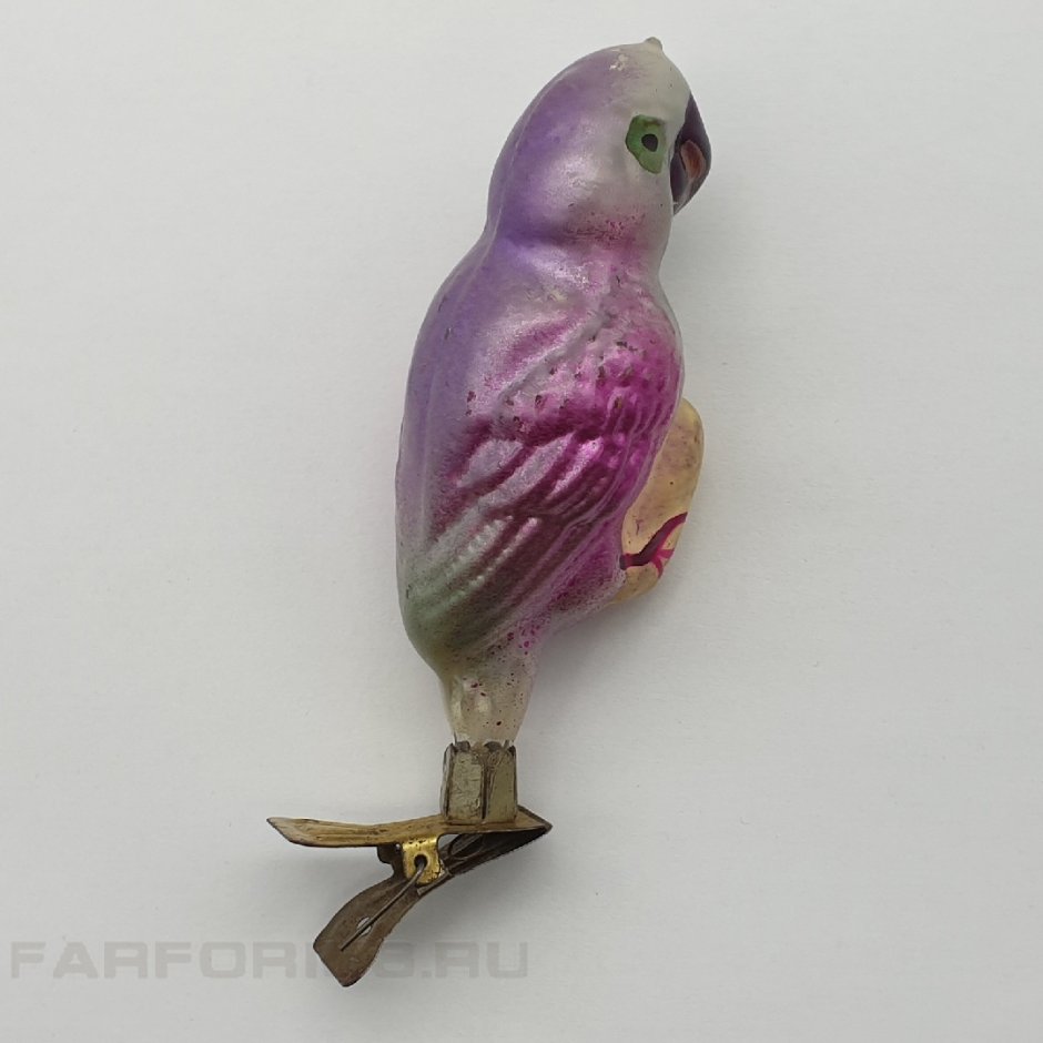 Елочная игрушка попугай Карудо Айболит