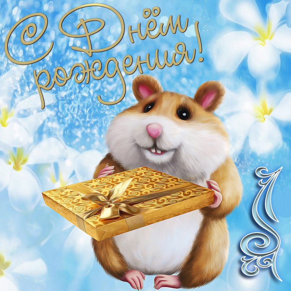 С днем рождения хомяк