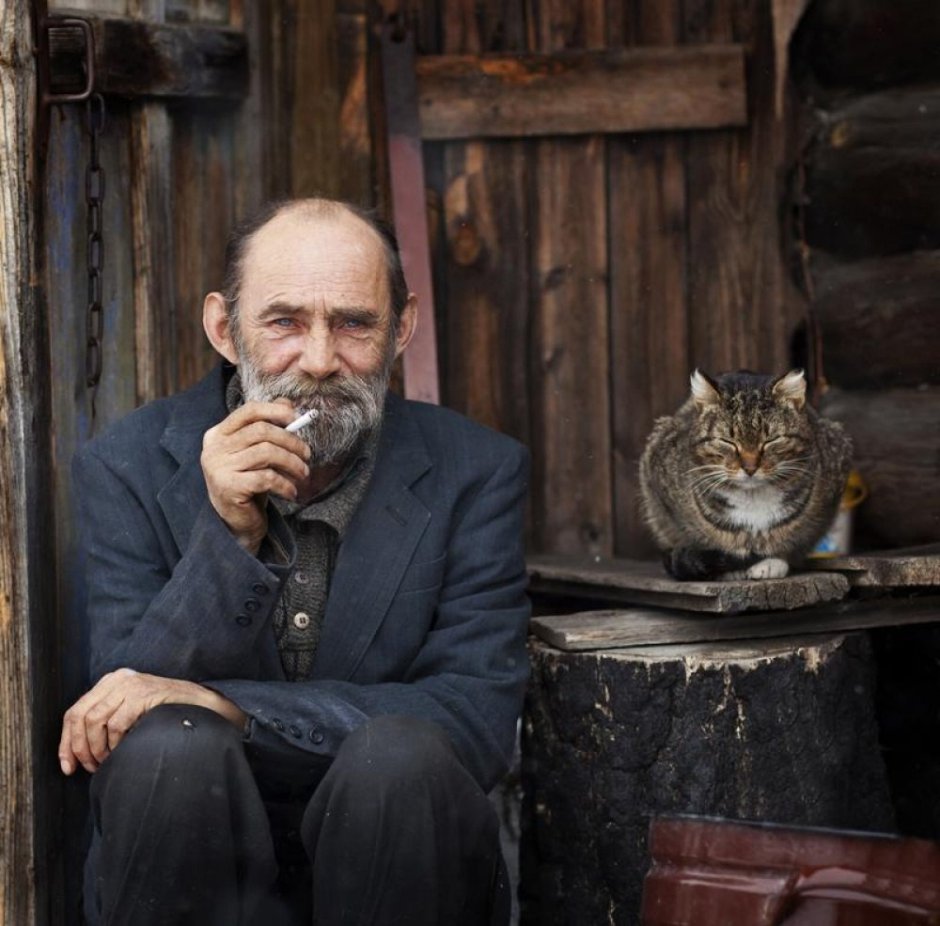 Деревенский дедушка