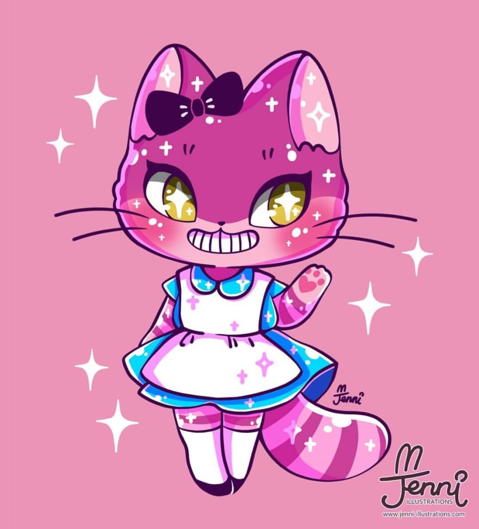 Чиби кавай Дженни Cat