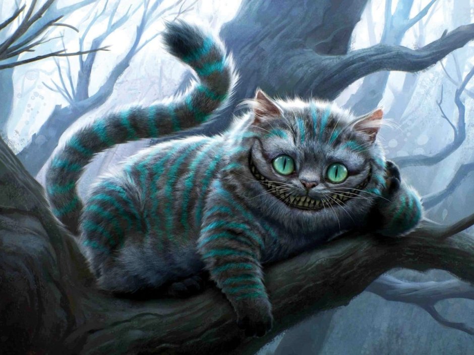 Кот Чешир из Алисы в стране чудес