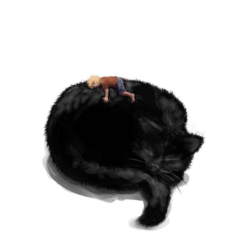 Котенок с клубочком