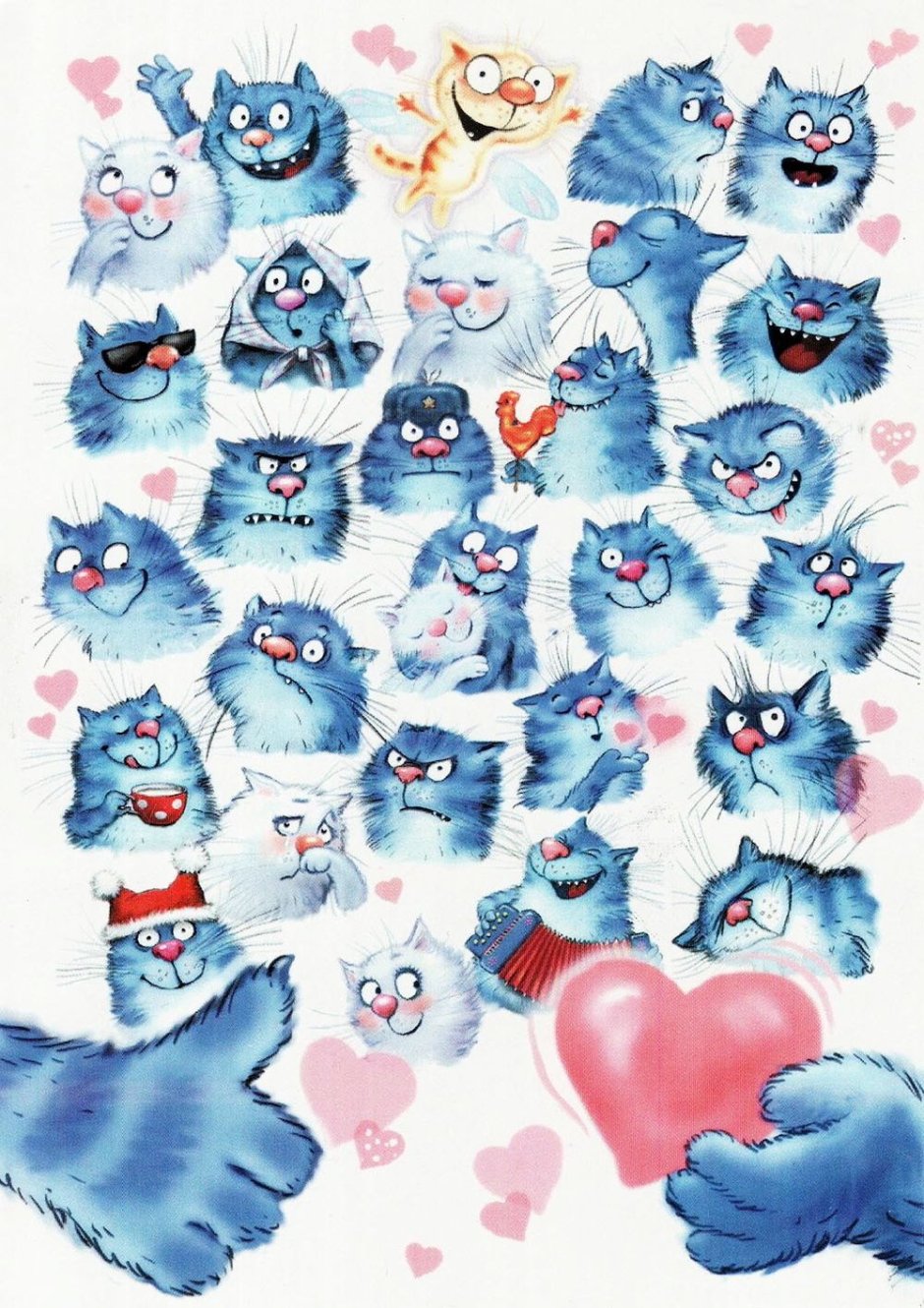 Голубые коты Ирины Зенюк