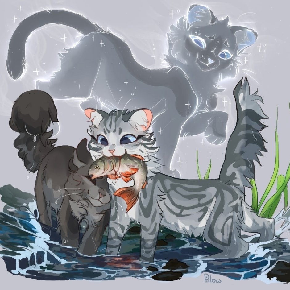 Кот поймал птицу