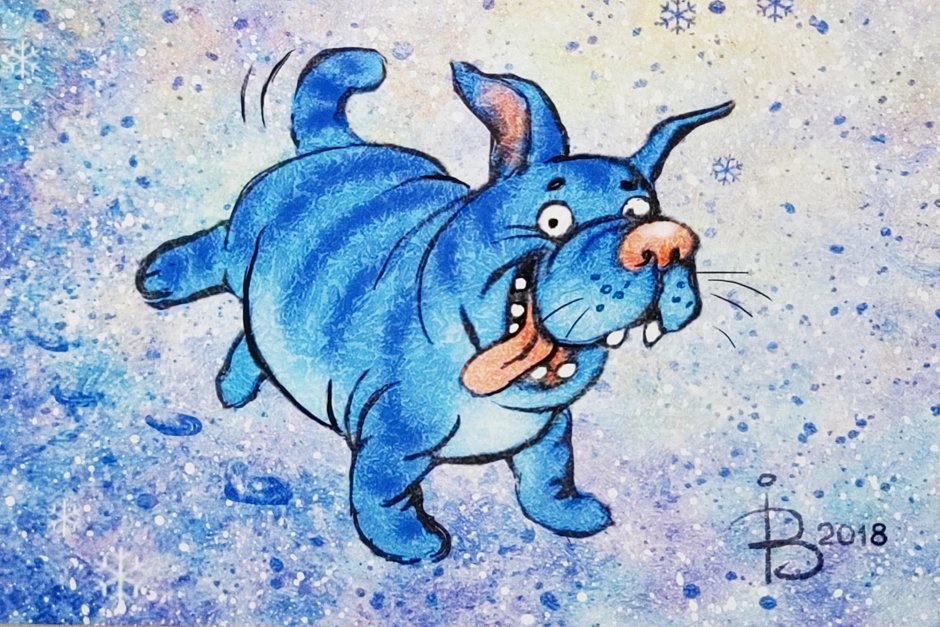 Голубой щенок аудиосказка