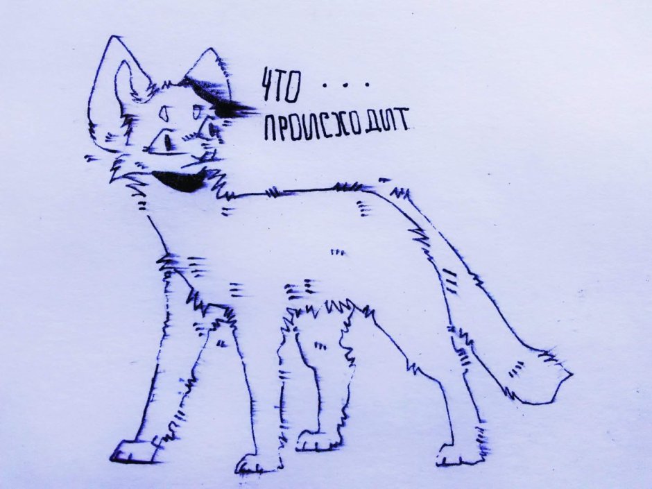 Голубая собака из мультика