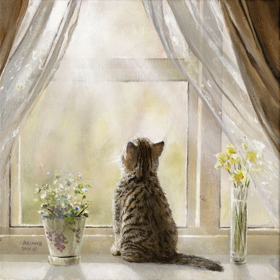 Кошка иллюстрация