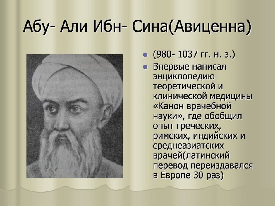 Абу Али ибн сина цитаты