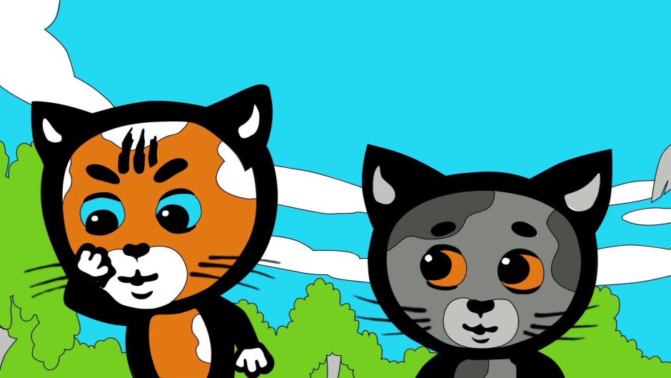 Три котенка мультфильм