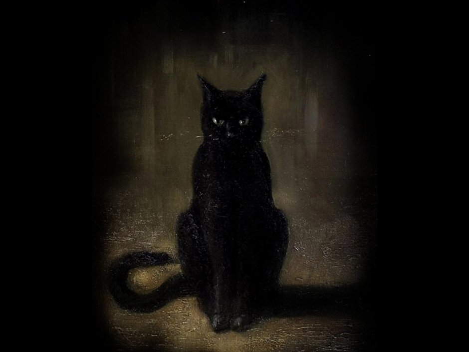 Чёрный кот из компьютерной игры