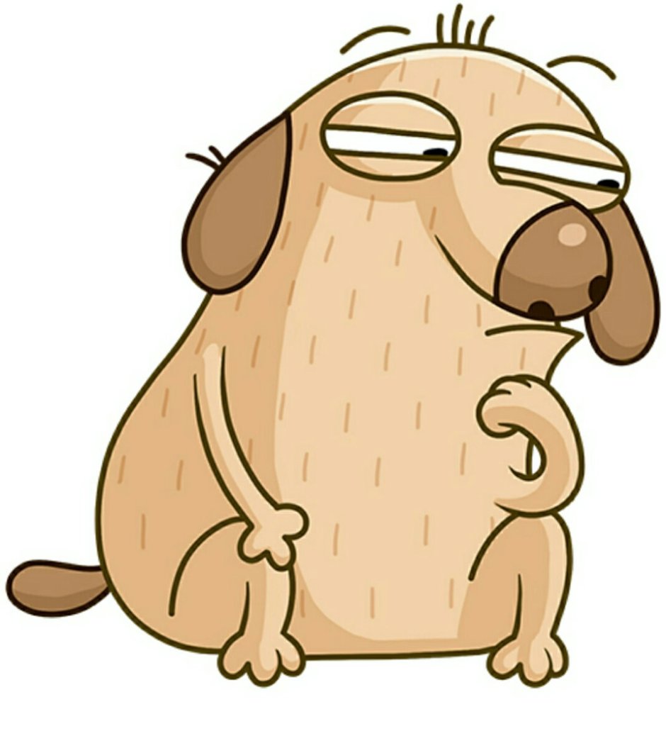 Пес Дигги Стикеры карман