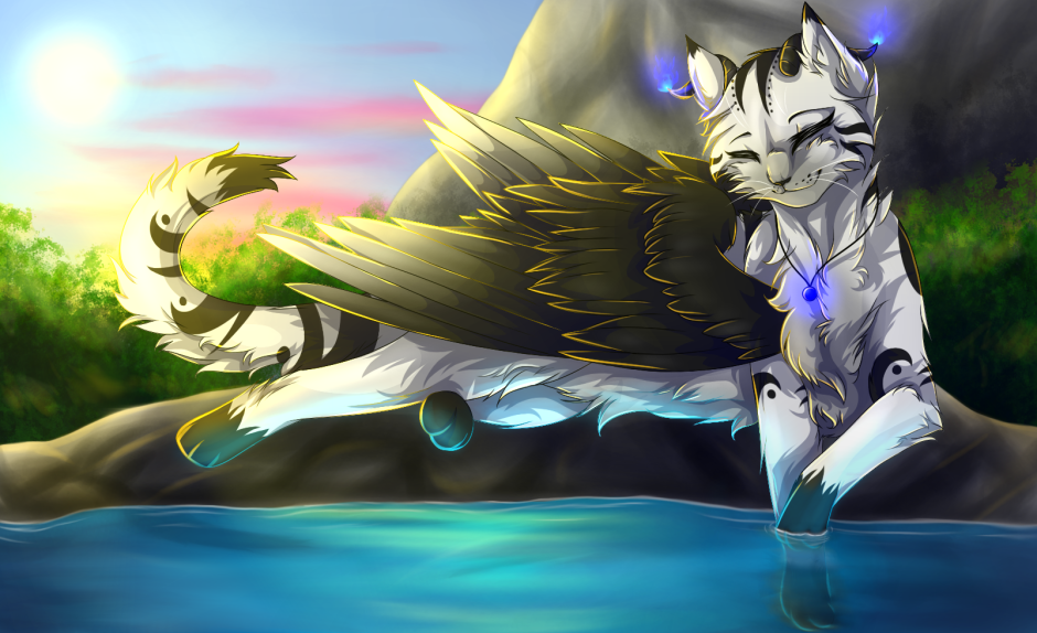 Кот с крылышками