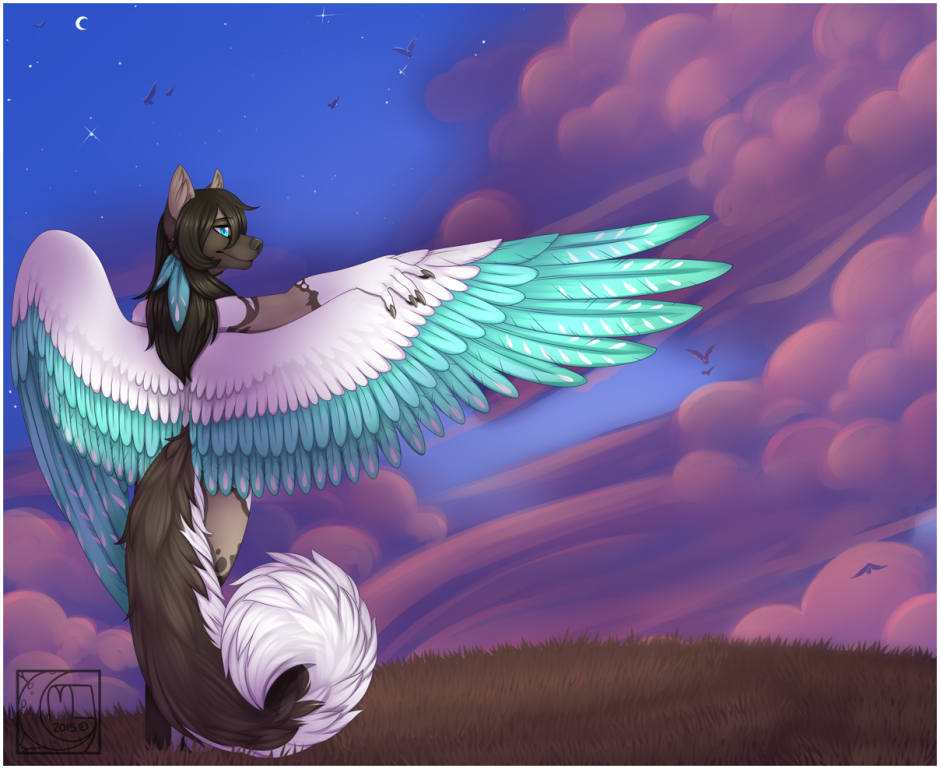 Волшебные кошки с крыльями