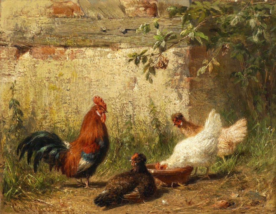 Немецкий художник Карл ЮТЦ (Carl Jutz, 1838-1916)