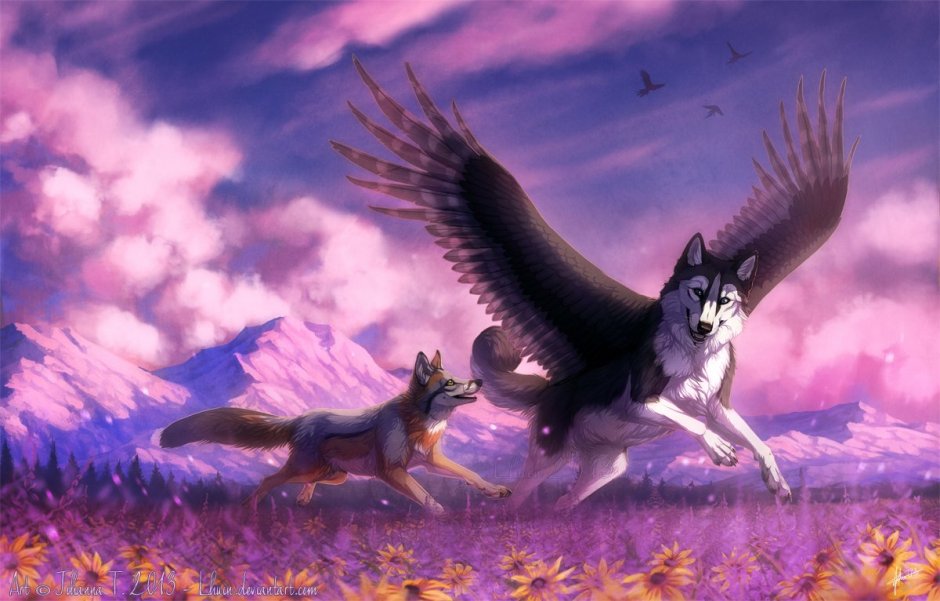 Симураны крылатые волки