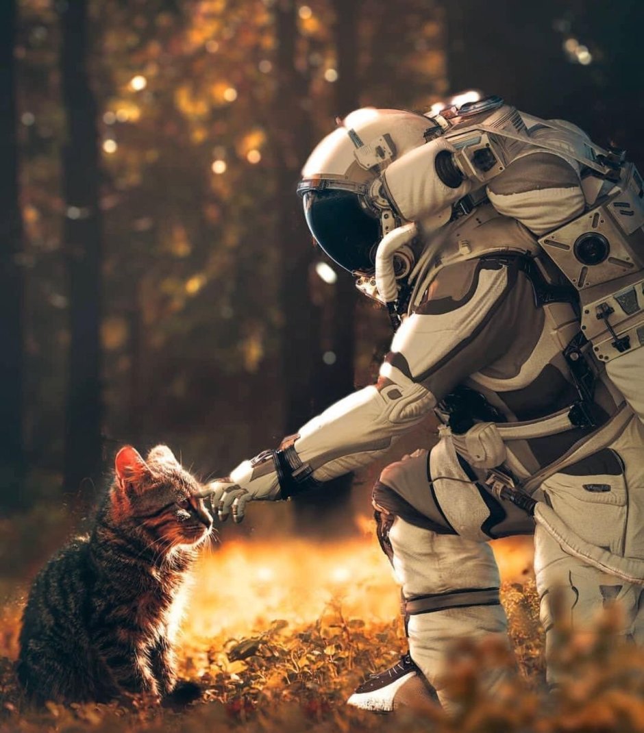 Кот в скафандре