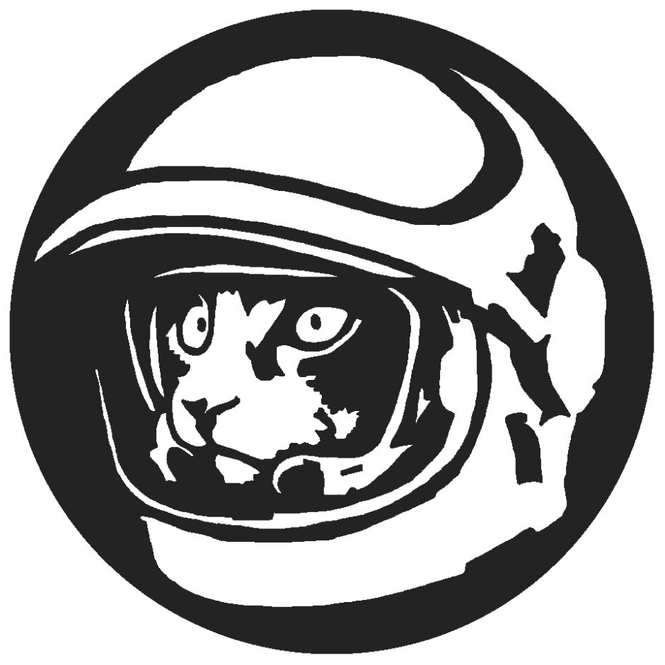 Кот в скафандре вектор