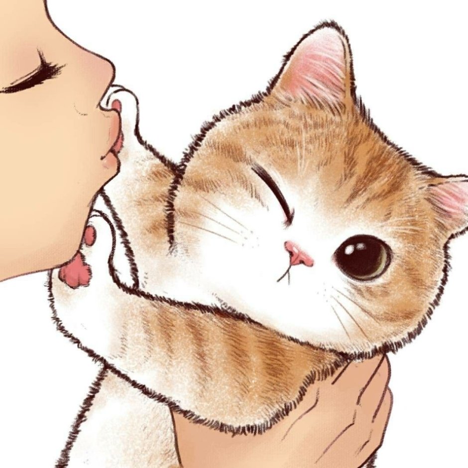Котята целуются