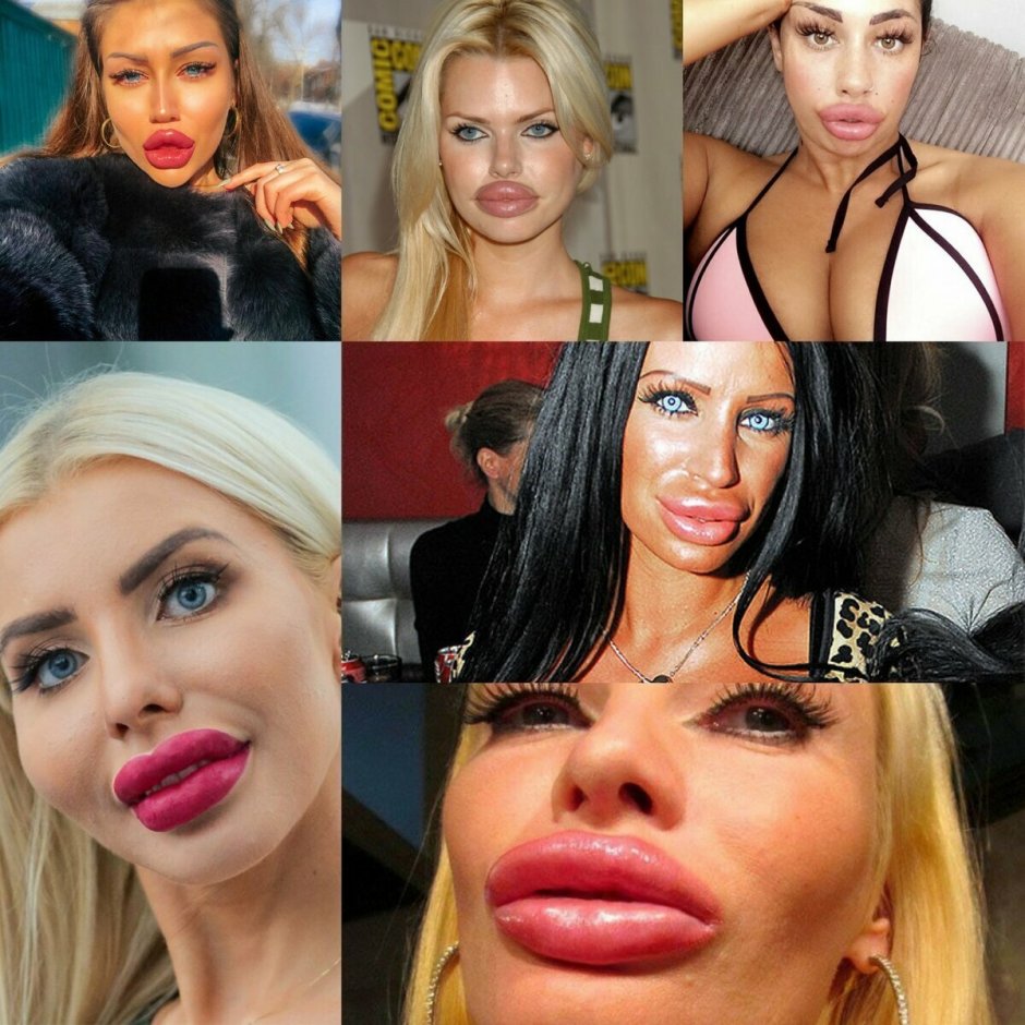 Прикол с большими губами