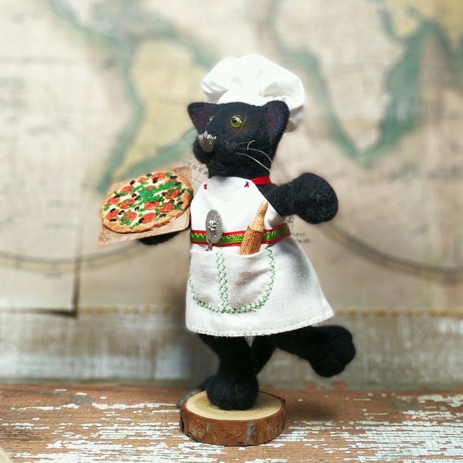 Игрушка кот- повар кот