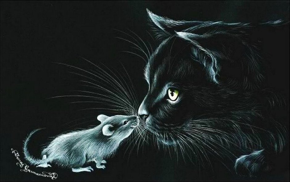 Мышь карикатура