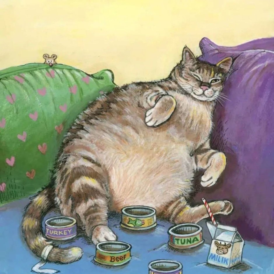 Забавные коты - художник Gary Patterson