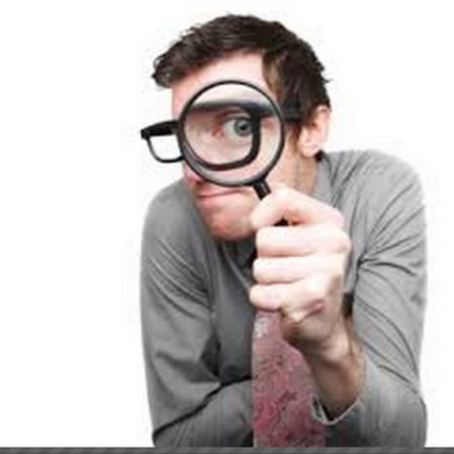 Собака с увеличительным стеклом