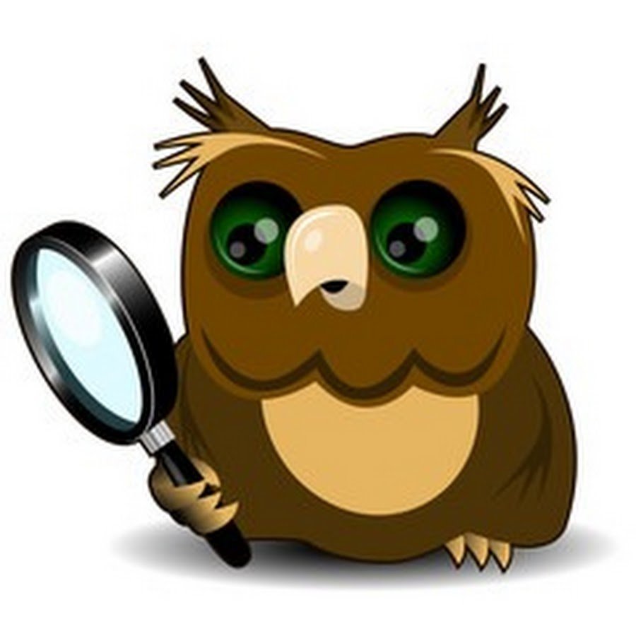 Сова с биноклем