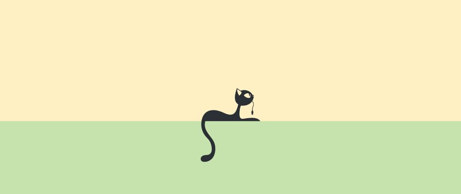 Кошка Минимализм