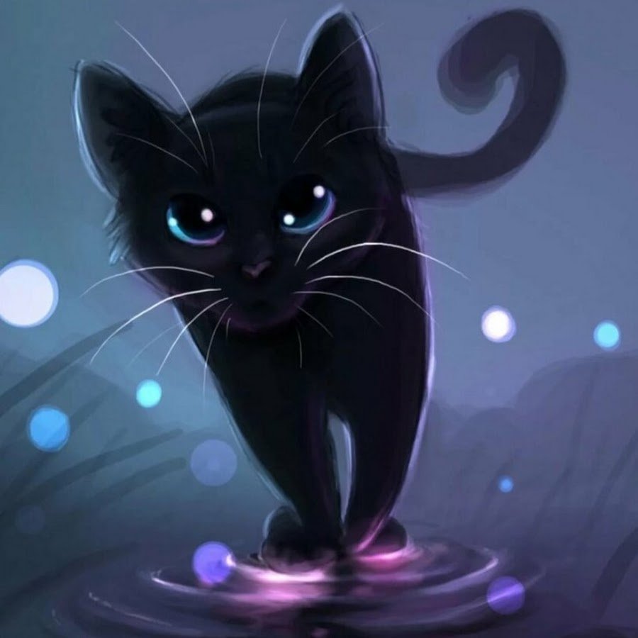 Фиолетовые коты картинки в полный рост