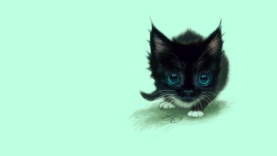 Котенок арт