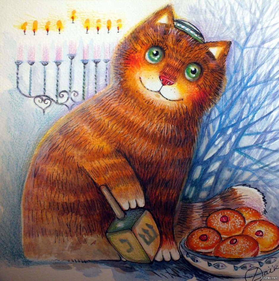 Ханука коты