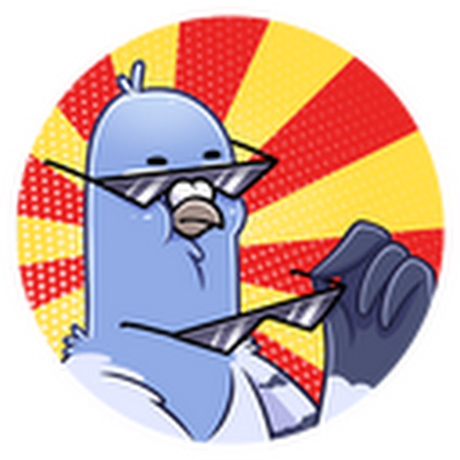 Голубь в стиле аниме