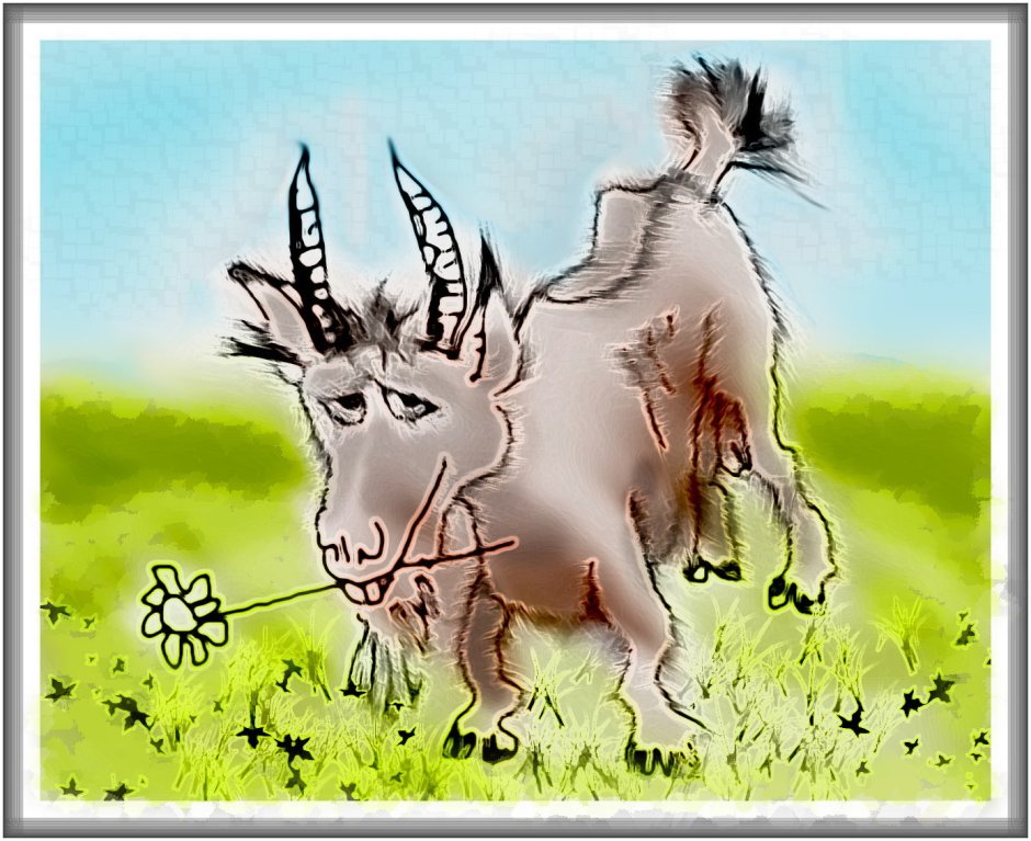Козел карикатура