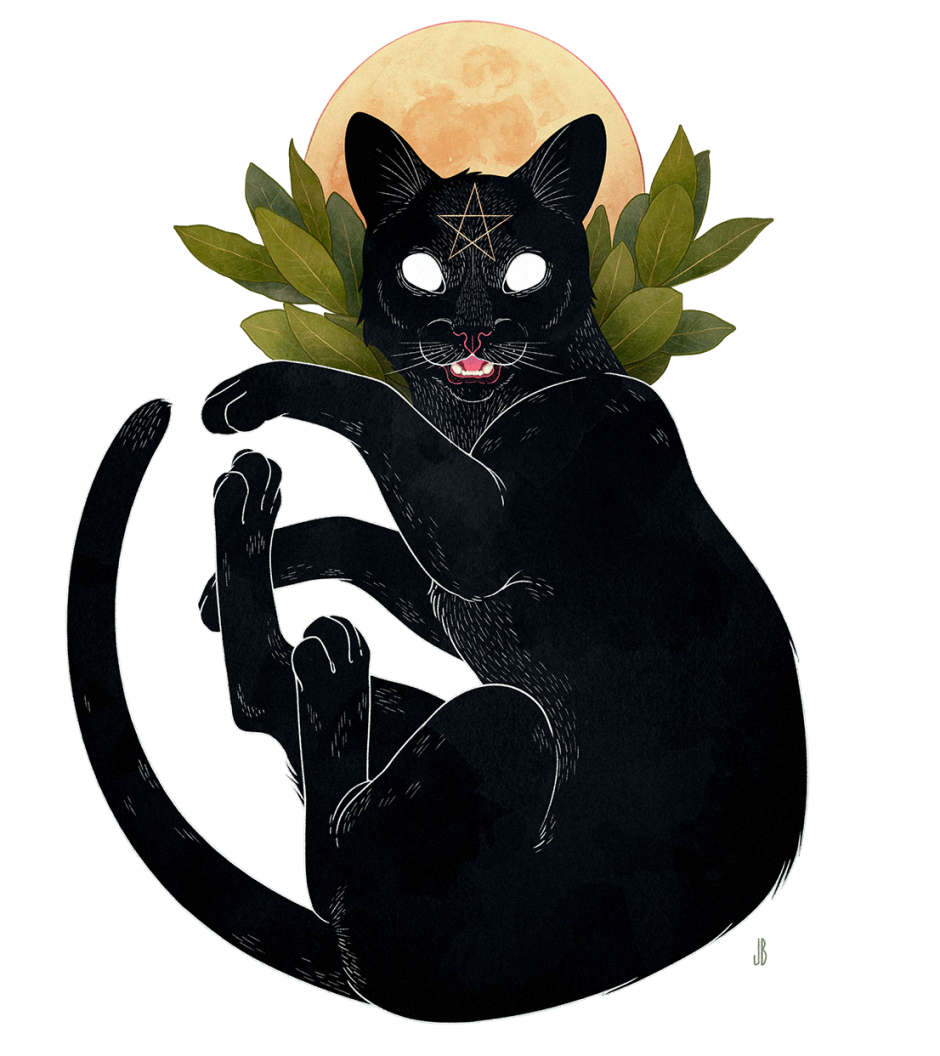 Фамильяр черный кот