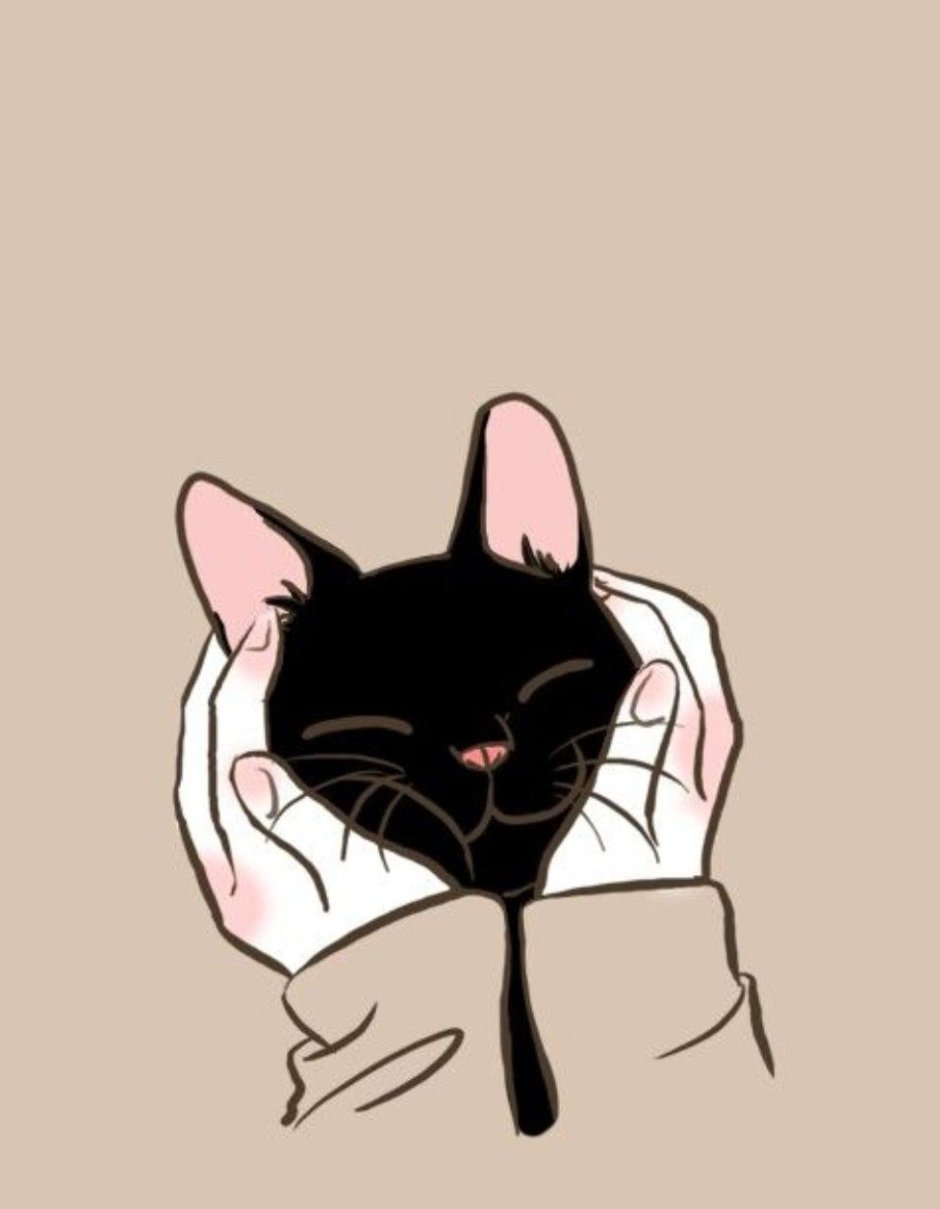 Эстетика кошек мультяшные