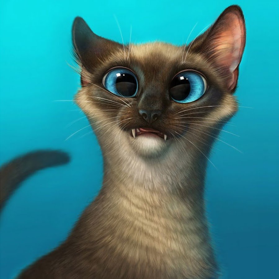 Коты с выпущенными глазами