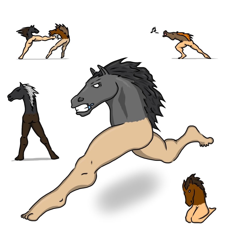 Biped оленя