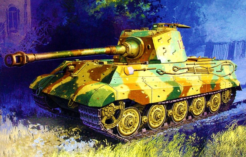 King Tiger late Production Ardennes 1944 with New pattern track Dragon 6232 1 35